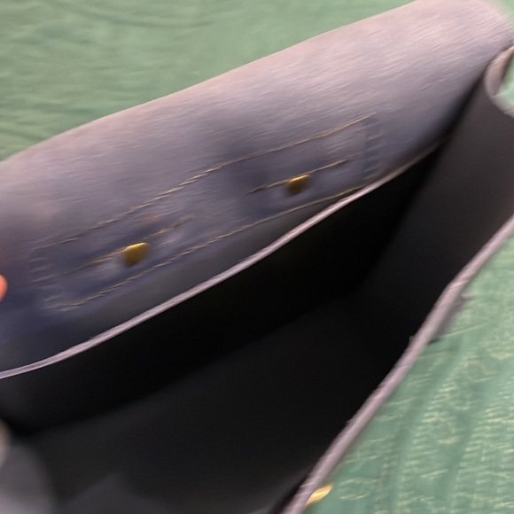 Portland leather backpack in Cowboy Blue - Picture 6 of 6